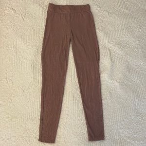 Pink Sparkle Detail Leggings, XS, Forever 21